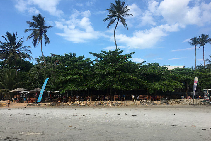 Fachada frontal do Bar e Restaurante do Alexandre, em Jericoacoara